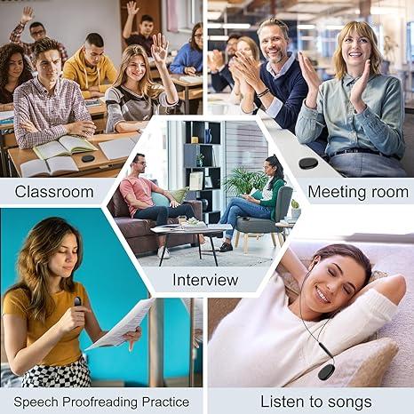 64GB Digital Recorder, Voice-activated Recording, 3-in-1 Portable Recording Device, Magnetic Recording Device With Speakers, Instant Playback And Headphone Playback, Suitable For Lectures, Conferences And Classes Audio