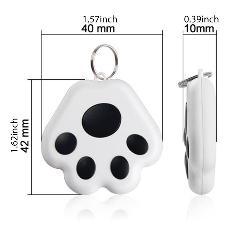 Mini Fashion Smart GPS Tracker, Cute Anti-lost Alarm Tag, BT 4.0 Locator Compatible with iOS & Android for Bag, Wallet, Key