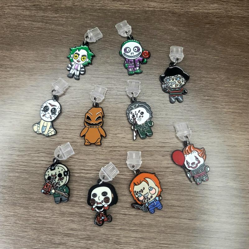 Halloween Kindle, E-reader, Phone Dust Plug Charms - USB-C compatible