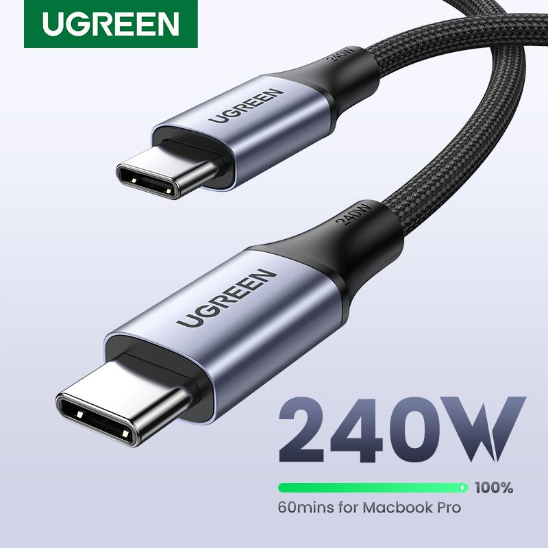 UGREEN 240W USB C to USB C Cable Fast Charging Compatible for Mackbook pro, Laptop, iPhone 16 15 Pro Max Samsung Galaxy Electronic Cellphone Charger--Black Friday