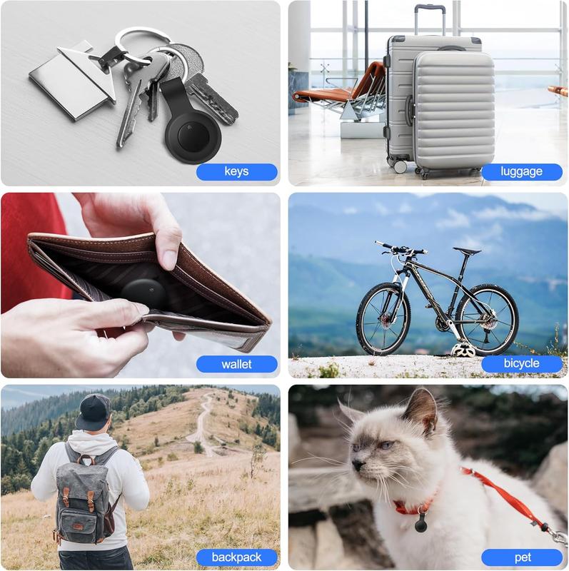 GPS Tracker for Vehicles, Mini Hidden Car Tracker with Magnetic Case, Real Time Car Locator, Anti-lost Car Tracker,Smart Tag works with iOS (Only) Find My, Waterproof,Easy to Use,No Hidden Fee,-Black