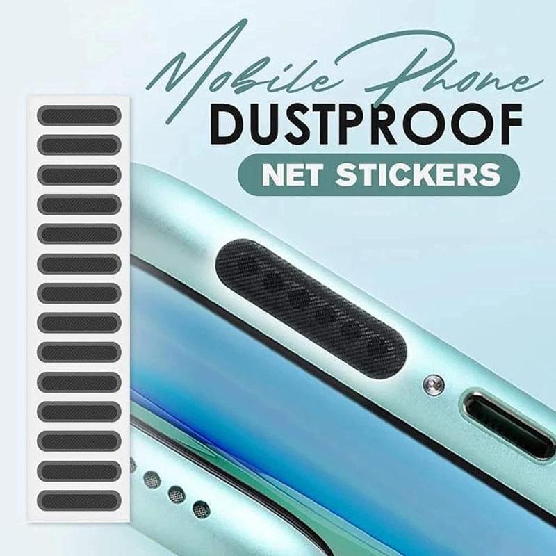 Universal Phone Dustproof Net Sticker, Speaker Mesh for iPhone Samsung, Anti Dust Net Sound Hole Charging Port Dust Cover Plug