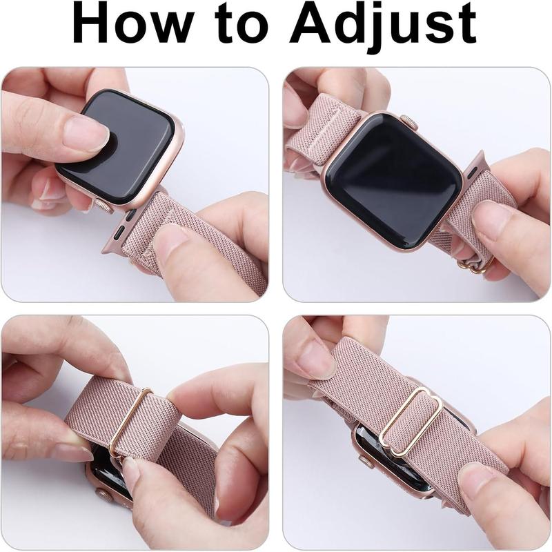 22 Pack Stretchy Nylon Band Compatible with Apple Watch Band 38mm 40mm 41mm 42mm 44mm 45mm 46mm Women Men, Adjustable Sport Elastic Replacement Strap for iWatch Series 10 9 8 7 6 5 4 3 2 1 SE