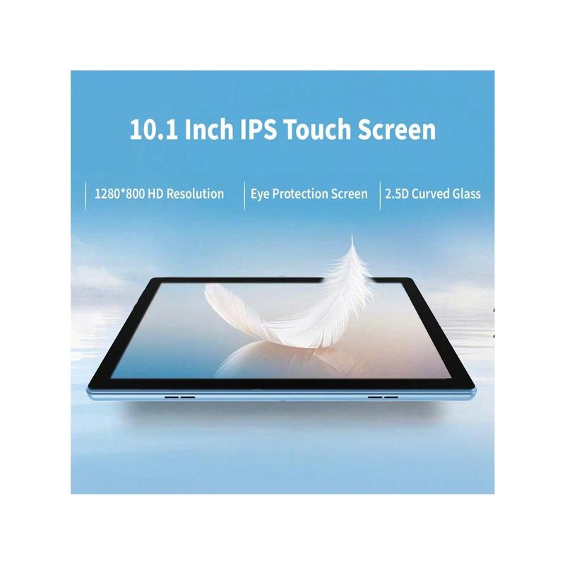Tech Nova     Android 13 Tablet 10 Inch Tablet 6(2+4) RAM 64GB ROM(Expanded 512GB) Dual Camera 2MP+8MP Dual Camera 6000mAh Long Battery Life 10.1' IPS Full HD Display Quad Core Tablet WiFi For Online Lesson,Reading