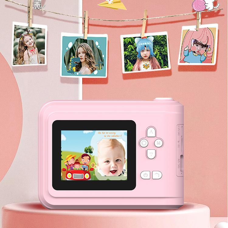 Kids Print Camera, Video Recording, Multi-mode DIY, Multi-functional Game Console, Halloween Gift Christmas