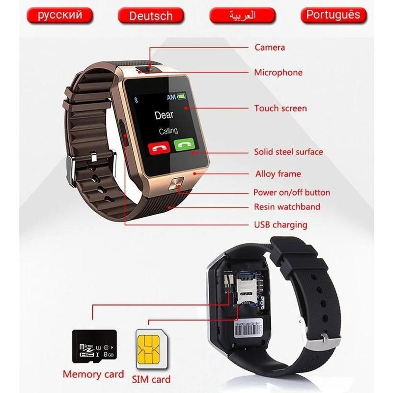 Wholesale Dz09 Smartwatch Mobile Watch Reloj Smartwatch Dz09 With  Phones Camera Video Call Bt Support Android Ios With Sim Card