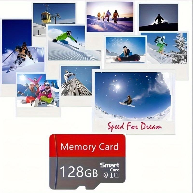 Durable Flash Memory Card, 1 Count High-speed Break Resistant Micro SD Card, 4K Ultra HD Storage Durable Flash Card, Compatible with Car Computer Camera Accessories