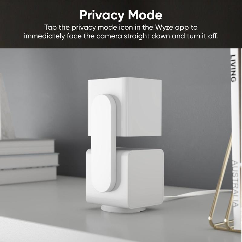 Wyze Cam Pan v3   #1 Security Camera on TikTok! Wired, Indoor Outdoor Pan Tilt Zoom (PTZ) Camera with 360 Degree Motion Tracking, Color Night Vision