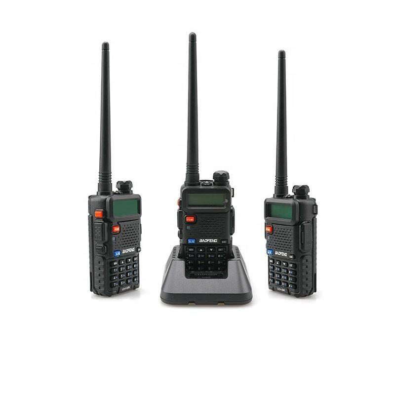 Baofeng UV-5R Dual Band Two Way Ham Radio Transceiver, 1 Count Long Range Portable Handheld Walkie Talkie, Walkie Talkie Radio