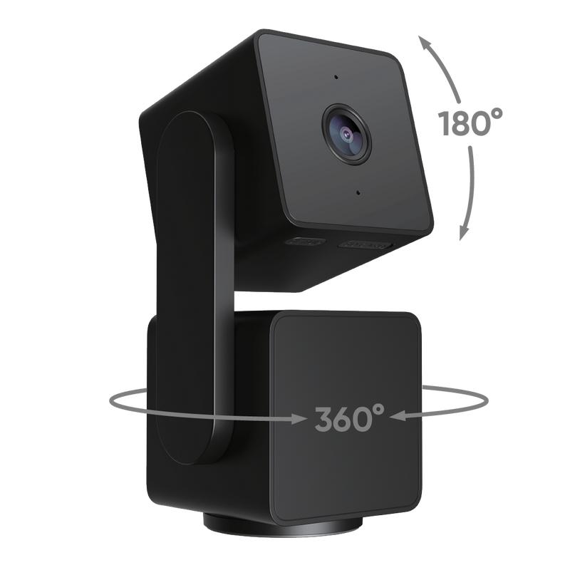 Wyze Cam Pan v3   #1 Security Camera on TikTok! Wired, Indoor Outdoor Pan Tilt Zoom (PTZ) Camera with 360 Degree Motion Tracking, Color Night Vision