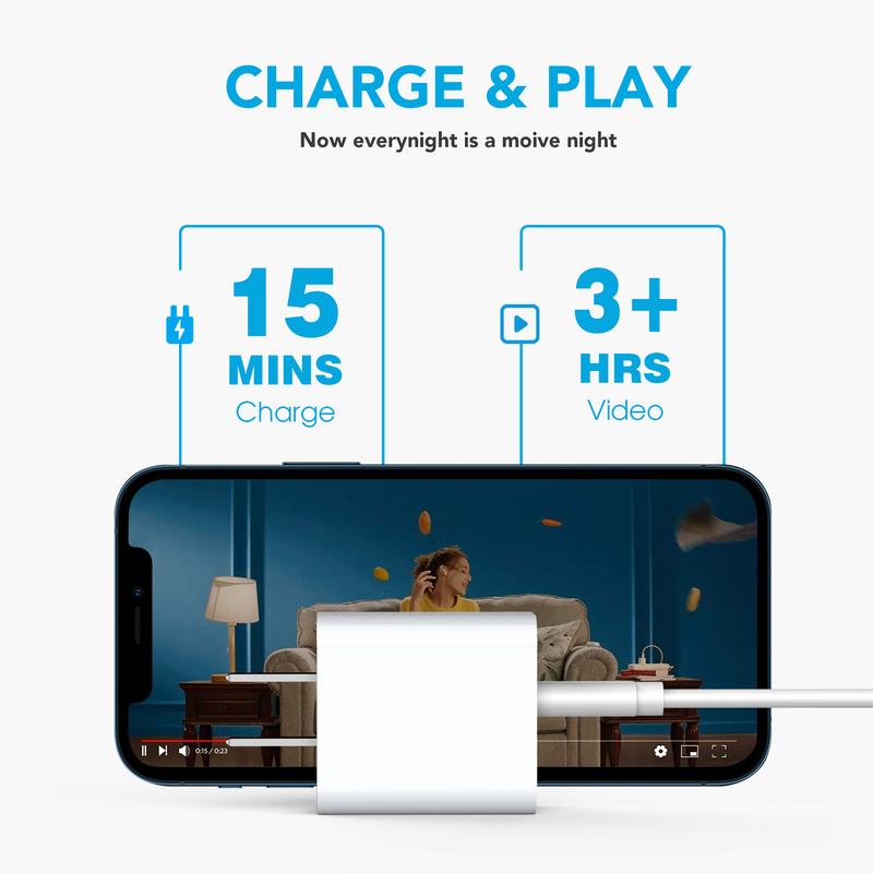 2pcs USB C Charger, Apple Watch Charger, PD Dual Port Type C Power Adapter Block Cube Compatible for New Apple Watch Series 10 9, iPhone 1615 Plus Pro Max Samsung & Laptops XiaoMi