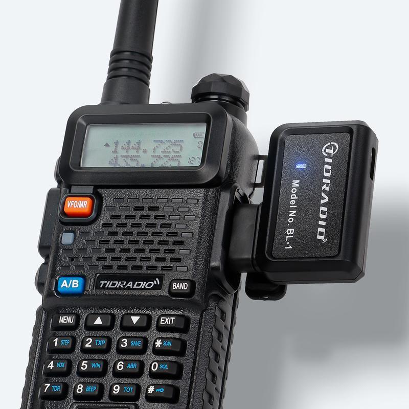 TIDRADIO Ham Radio Wireless Programmer for Walkie Talkie  Baofeng UV-5R and Wireless Programmer Adapter APP and Multiple Models No Driver Issues Instead of Program Cable Audio Bluetooth Audio Bluetooth Communication Device