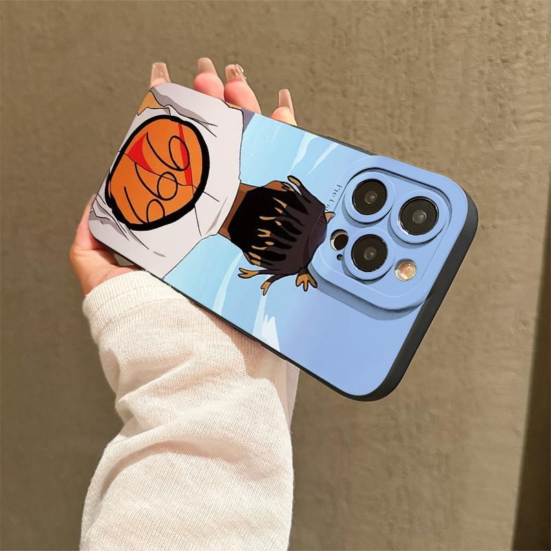 Cartoon Fashion Boy Pattern Phone Case, Anti-drop Phone Protective Cover, Phone Accessory Compatible with iPhone 11 12 13 14 15 Series