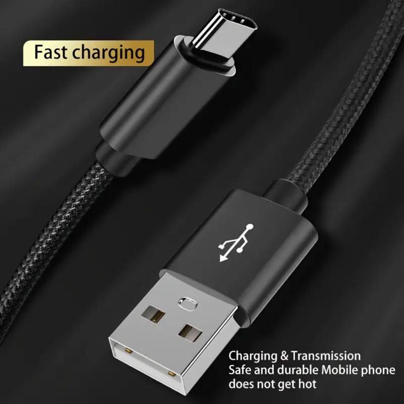 USB Type C Cable, 1 Count Fast Charging Data Cable, Smartphones Charger Cable Cords for Samsung Xiaomi Vivo OPPO Redmi