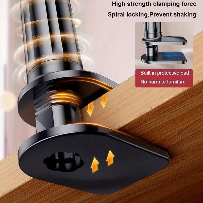 New Universal Lazy Mobile Phone Stand Holder, 1 Count Flexible Lazy Tablet Bed Desk Table Clip Bracket for All Model Phone