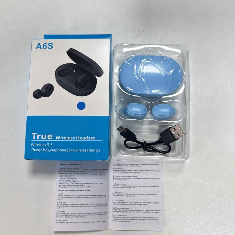 Wireless Headphones with Ultra-long Battery Life, 1 Box High Sound Quality Earbuds for Apple, Xiaomi, Huawei, In-ear Gaming Headset, Touch Control Bluetooth-compatible Earphones