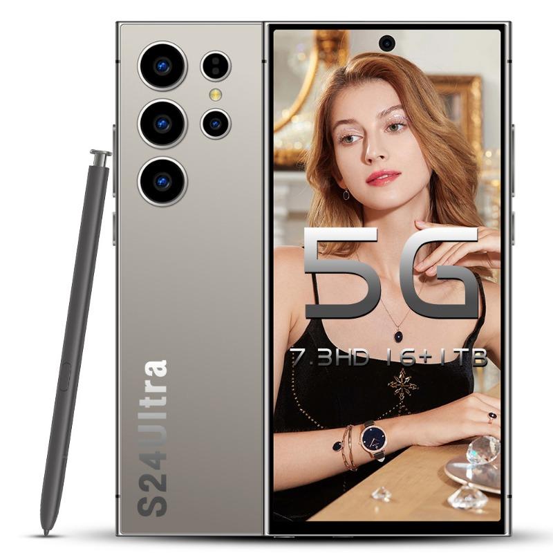 2024 New S24Ultra Global Edition Face ID 7.0-inch Smartphone 4G 5G Phone 3GB+16GB Phone 7000mAh Android Phone Global Edition Cellars