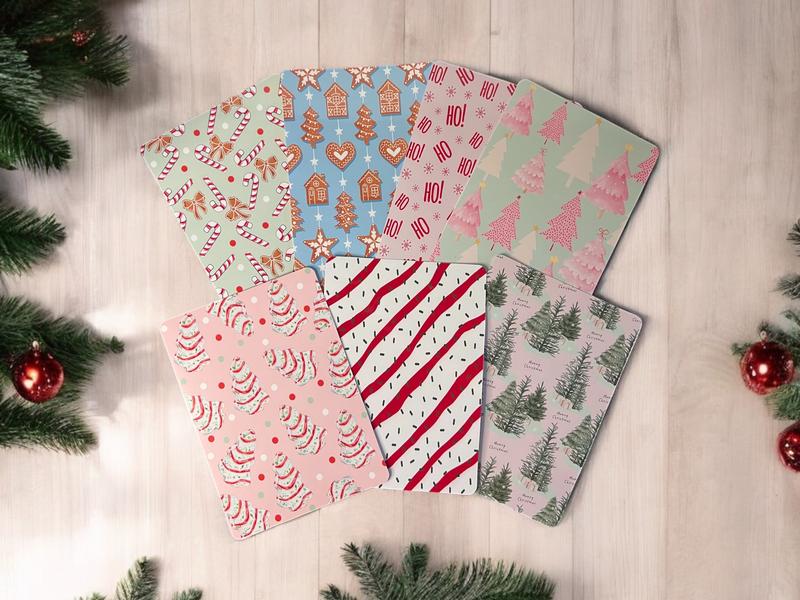 Kindle Insert for Clear Case | Christmas | Holiday | Winter | Kindle Paperwhite | Kindle Basic | Kindle Scribe | Kindle Oasis 2 3 | Kobo | iPad mini 6 7