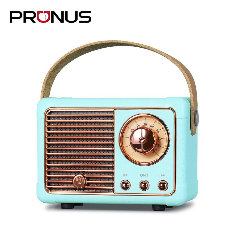 PRUNUS J-999 Retro Bluetooth Speaker Mini Portable USB TF Cassette Classic Style Creative Gift for Outdoor Use and Audio Enjoyment  Vintage