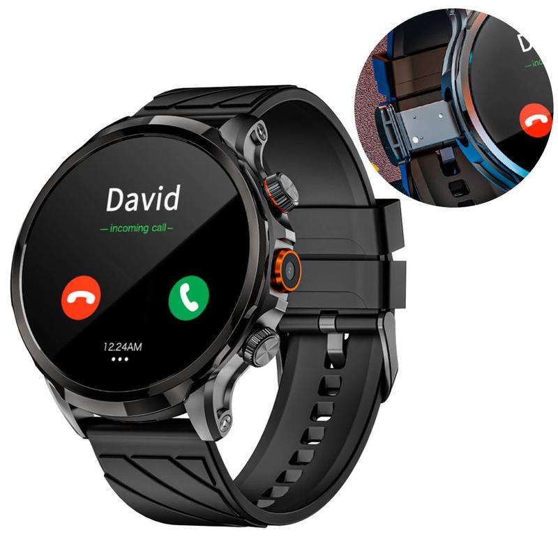 LOKMAT Smart Watch, Fashionable Digital Watch, Multifunctional Sports Watch with Voice Recording, Camera, GPS, Music Player, Phone Call Function