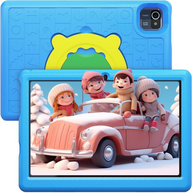 Aeezo 8 inch-10 Inch Tablets, IPS HD Display, Android 12 Tablet PC, 2GB RAM, 32GB Storage, WiFi,Dual Camera, Games, Parental Control, Kidoz Installed, with Tablet Case