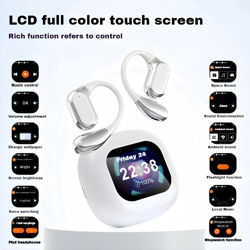 Wireless Earphone, TWS Touch Active Noise Cancelling Bluetooth-compatible Headphone, Sports Headset for Mobile Phone, Gift for Friend