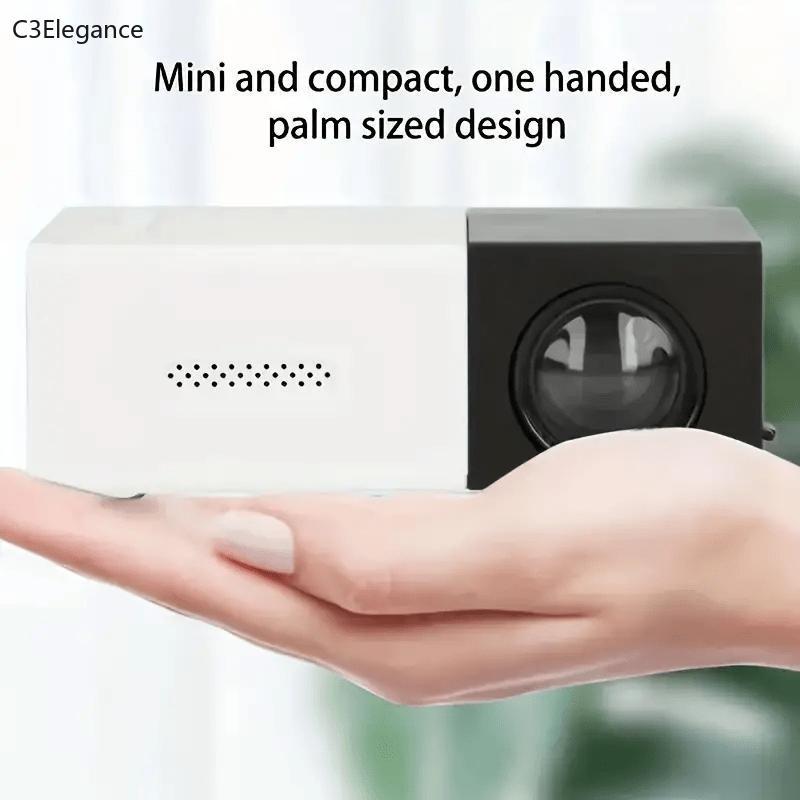 Home Theater Portable Mini Projector, Supporting Smartphone Wired Screen Sharing, Allowing You To Enjoy Cinema At Home