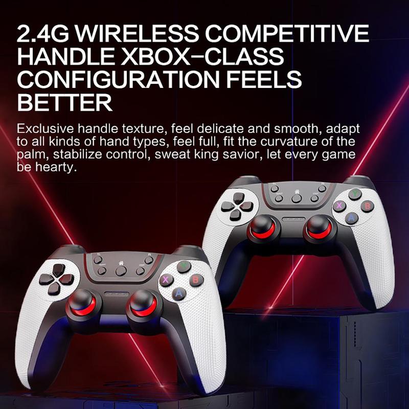K9 Home TV Game Console, Wireless 2.4G Two Player Battle Simulator, 64G 15000 Game Console, Handheld Game Console, HDMI TV Game Console, Family Day Games, Halloween Gifts, Christmas Gifts, Holiday Gifts