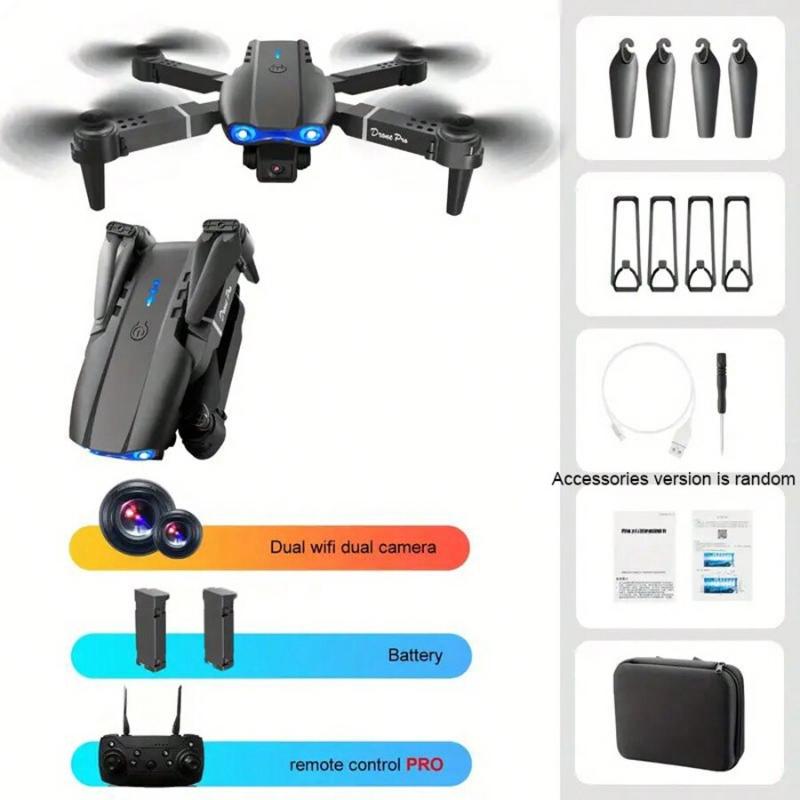 HUHU The New S6 Mini Drone Professional 4K HD Camera Optical Flow Positioning 3-Side Obstacle Avoidance Quadcopter Toy Gift
