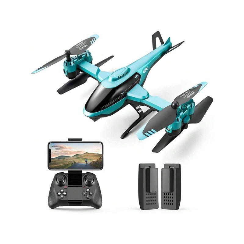 Tech Nova      4DRC 4DV10 Drone With 1080P HD Camera For Adults,Helicopte Mini Foldable RC Quadcopter WIFI FPV Live Video For Beginners,3D Flips, Gestures Selfie, Altitude Hold, One Key Start, 2 Batteries