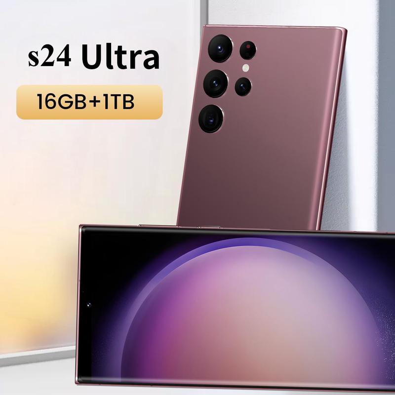 QEK S24 Ultra 5G Smartphone with NFC Smartphone Network 7.3-inch 16GB+1TB Unlocked Android Phone 7000mAh 50MP+108MP Smartphone, Limited Time Offer, Mobile Smartphone
