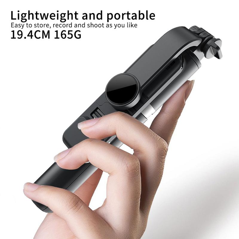 Selfie Stick with Fill Light, 40'' in Length Extendable Phone Tripod Stand with Remote Shutter Compatible with Gopro, iPhone Samsung Sony Google