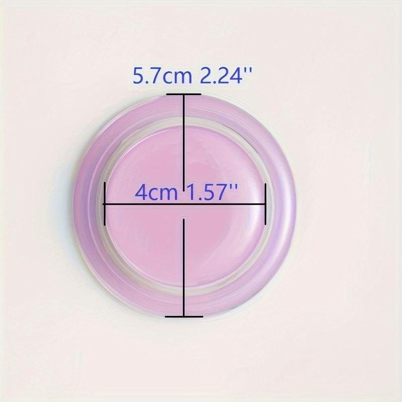 Random Color Macaron Cell Phone Grip with Magnet, 1 Count Sweet Pull Up PuPuPhone Socket Holder Stand with Magnet, Phone Accessories for iPhone
