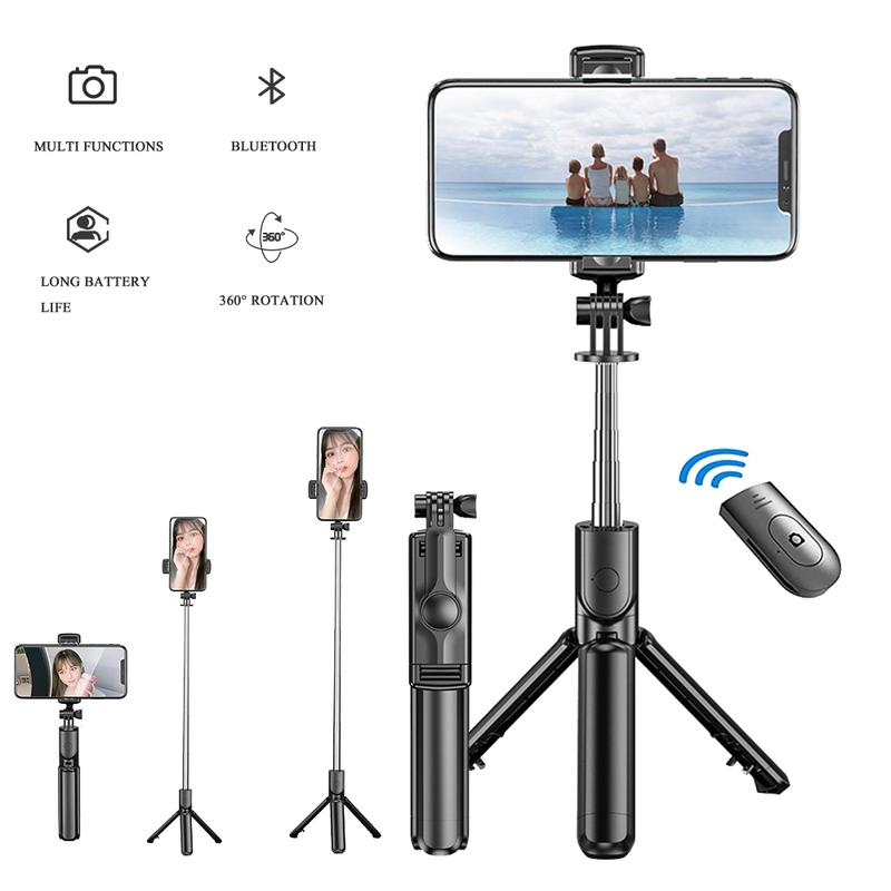 Tripod for Iphone,Phone Tripod & Selfie Stick with Remote for Cell Phone 4