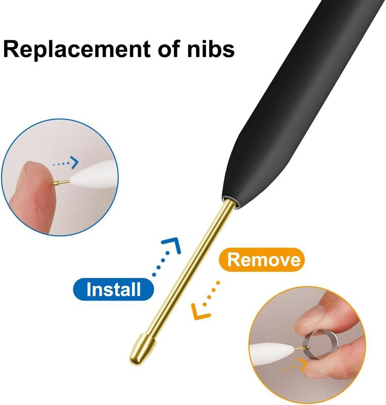 Galaxy S23 Ultra Stylus Pen Replacement for  Galaxy S23 Ultra 5G S Pen Without  + Tips Nibs (Black)