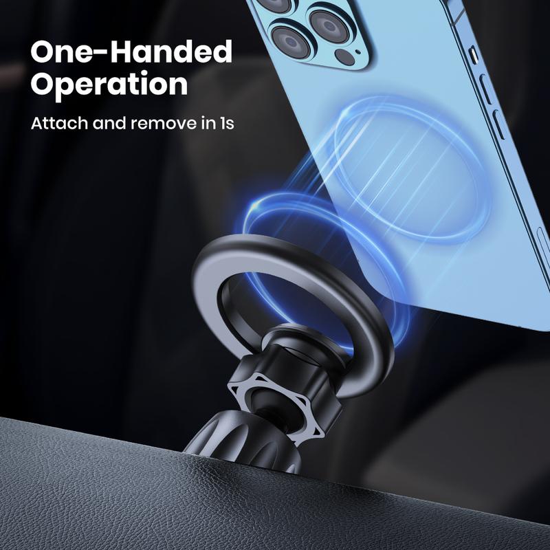 TOPK for Magsafe Car Mount, [20 Strong Magnets] Magnetic Phone Holder for Car Air Vent Car Phone Holder Mount 360° Rotation Phone Holders for Your Car Fit iPhone 15 14 13 12 Pro Max Plus Max Accessories Smartphone Cellphone Stand magsafe car