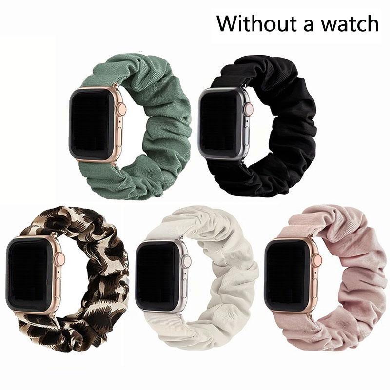 Elastic Single Loop Design Watch Band, Fashion Replacement Watch Band, Watch Band for Women & Girls, Wearable Accessories Compatible with Apple Watch Series 9 8 7 6 5 4 3 2 1 SE