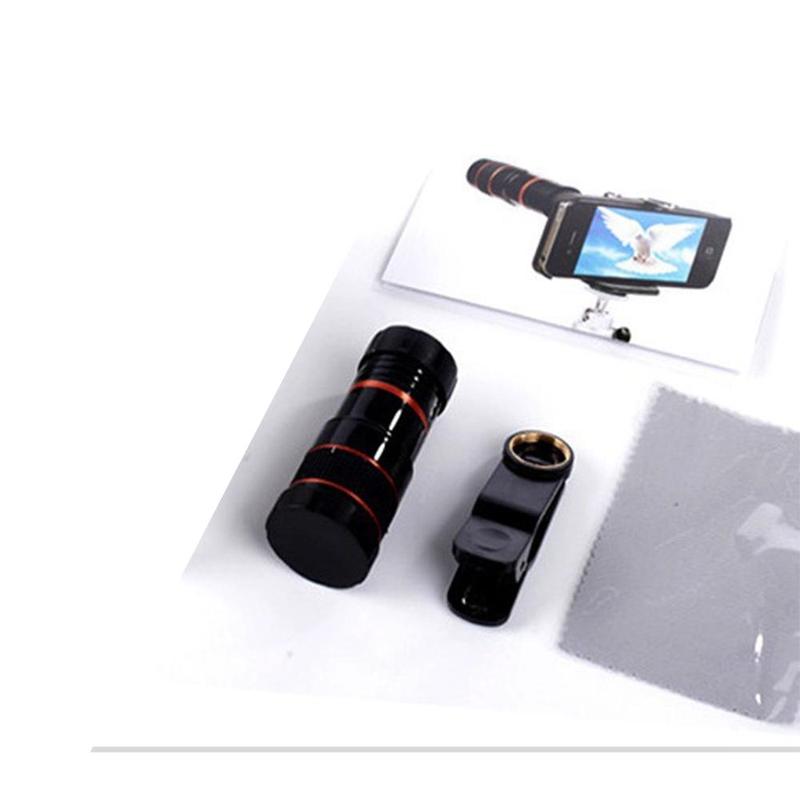 12X Telephoto Mobile Phone Telephoto Lens, External High-definition Camera Lens, Mobile Phone Camera Lens for iPhone Android Phone