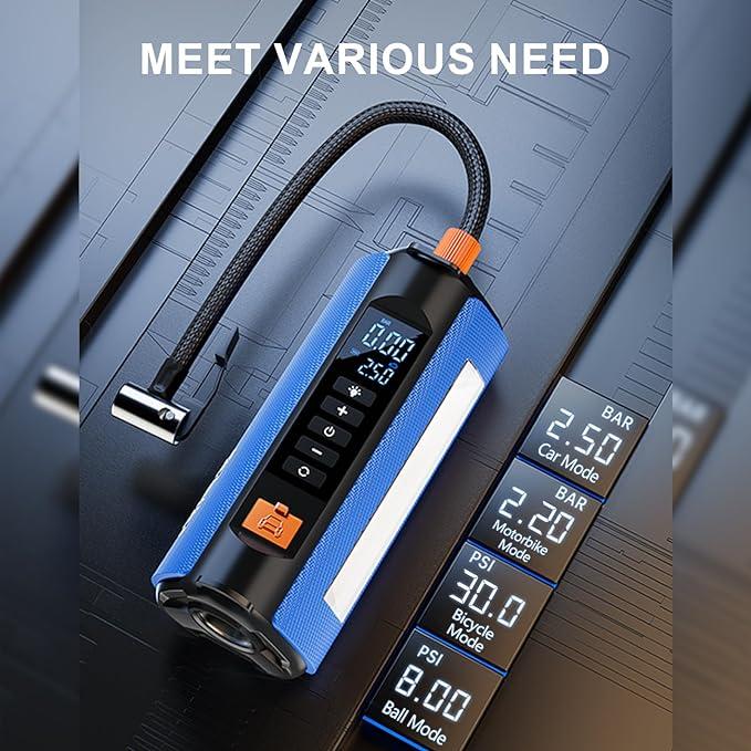 Beny Jump Starter with Air Compressor, 10000mAh power bank，with 2000A Peak Car Battery Jumper Starter Portable, Jump Start Battery Pack(Up 7.0L Gas & 4.0L Diesel Engine), 150 PSI Tire Inflator Portable Air Compressor，Black Friday Deals