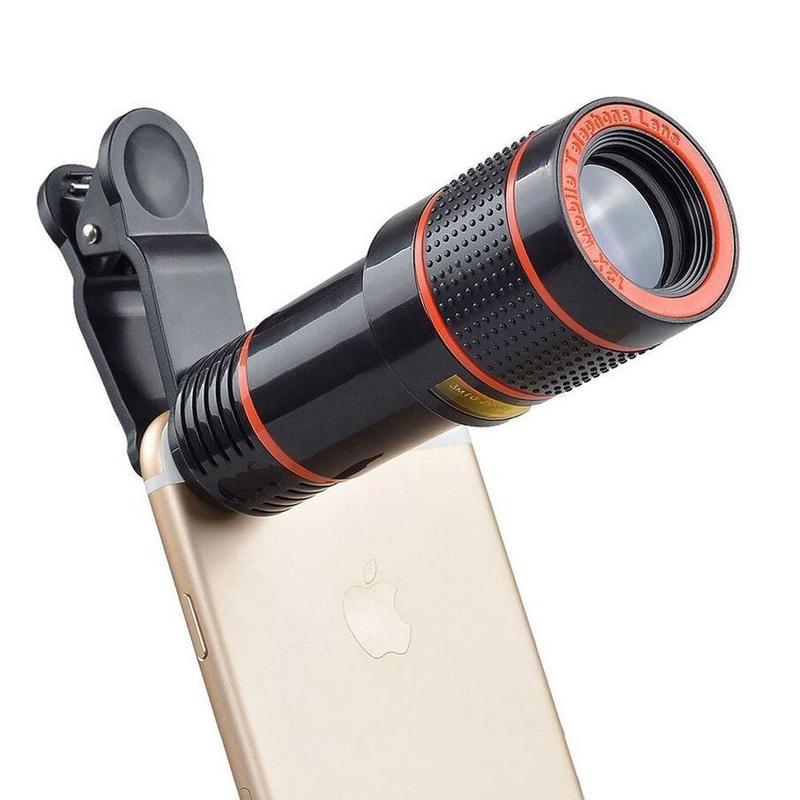 12X Telephoto Mobile Phone Telephoto Lens, External High-definition Camera Lens, Mobile Phone Camera Lens for iPhone Android Phone