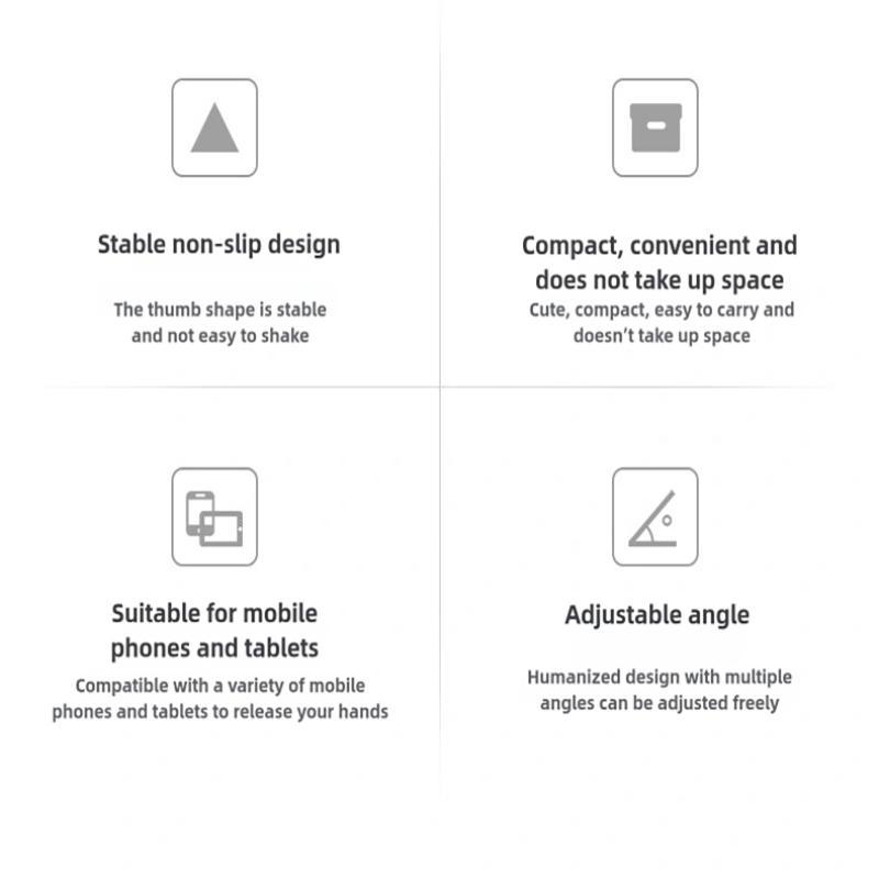 Hand Design Phone Holder, Multifunctional Desktop Phone Stand, Durable Smartphone Holder for Home & Office Use