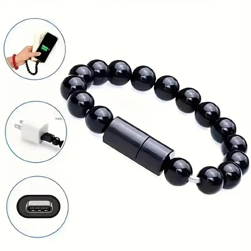 Fast Charging Bracelet, Bracelet Design Type-C Data Cable, Portable Fast Charging For Outdoor Use