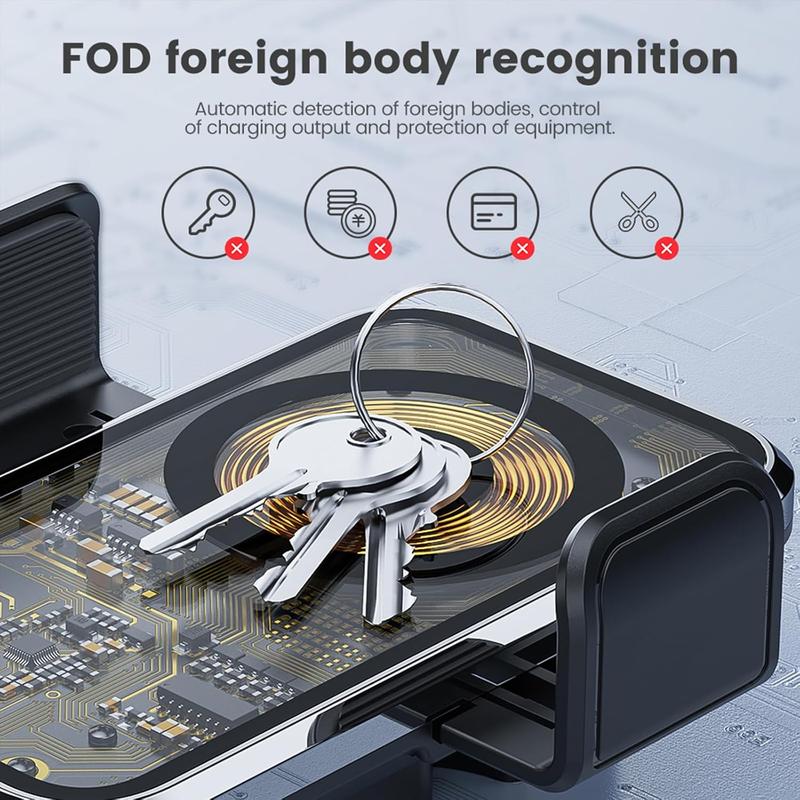 Whatook Wireless Car Charger, Fast Charging Auto Clamping Car Phone Holder Wireless Charger Air Vent Car Phone Mount fit for iPhone 15 14 13 12 Mini Pro Max 11 XR XS X, Samsung