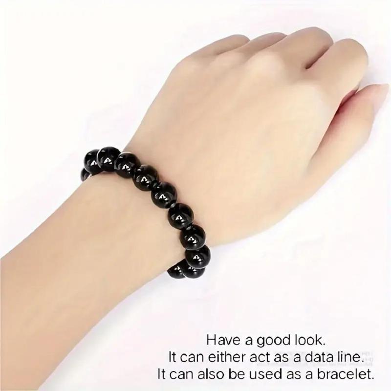 Fast Charging Bracelet, Bracelet Design Type-C Data Cable, Portable Fast Charging For Outdoor Use