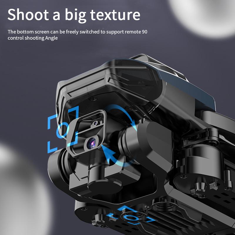 H15-Drones Adult drone with 4K HD dual camera, mini drone for children, obstacle avoidance on all sides,remote control helicopter toy, gift for boys and girls, altitude hold, one-button start,3D flip Foldable Foldable