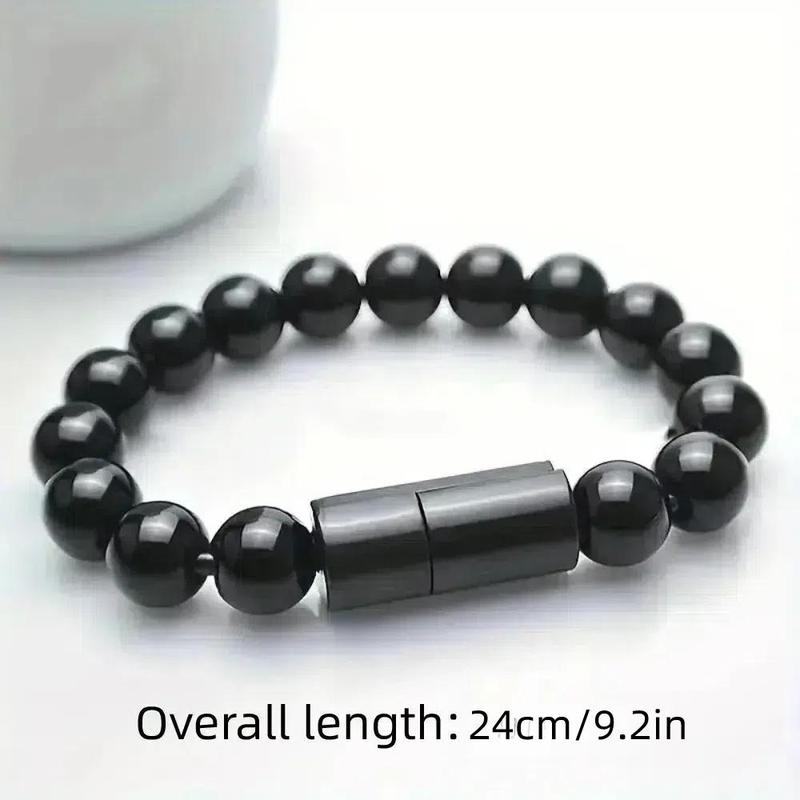 Fast Charging Bracelet, Bracelet Design Type-C Data Cable, Portable Fast Charging For Outdoor Use