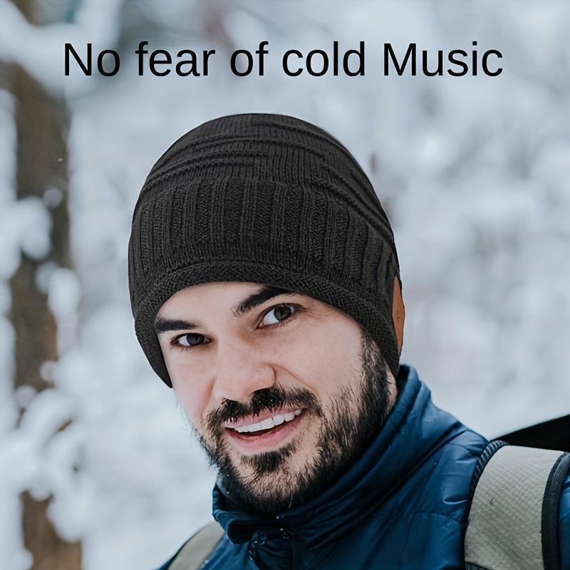 Smart Wearable Devices, Wireless Beanie Hat for Men Gifts, Cool Tech Gift for Men Women Adults Teen Boys, Wireless Beanie Music Hat with Headphones