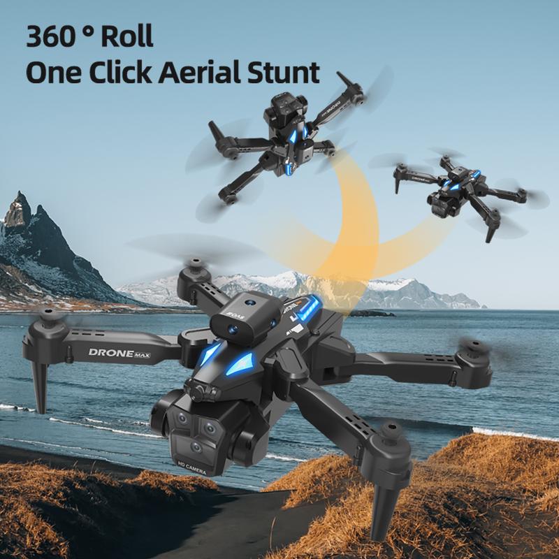 H15-Drones Adult drone with 4K HD dual camera, mini drone for children, obstacle avoidance on all sides,remote control helicopter toy, gift for boys and girls, altitude hold, one-button start,3D flip Foldable Foldable