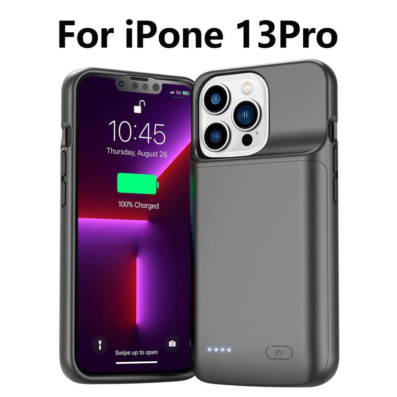 6800mAh Battery Case for iPhone 13 Pro, Slim Portable Protective Charging Case, Rechargeable Battery Charger Case for iPhone 13 Pro, Phone Accessories, Power Banks