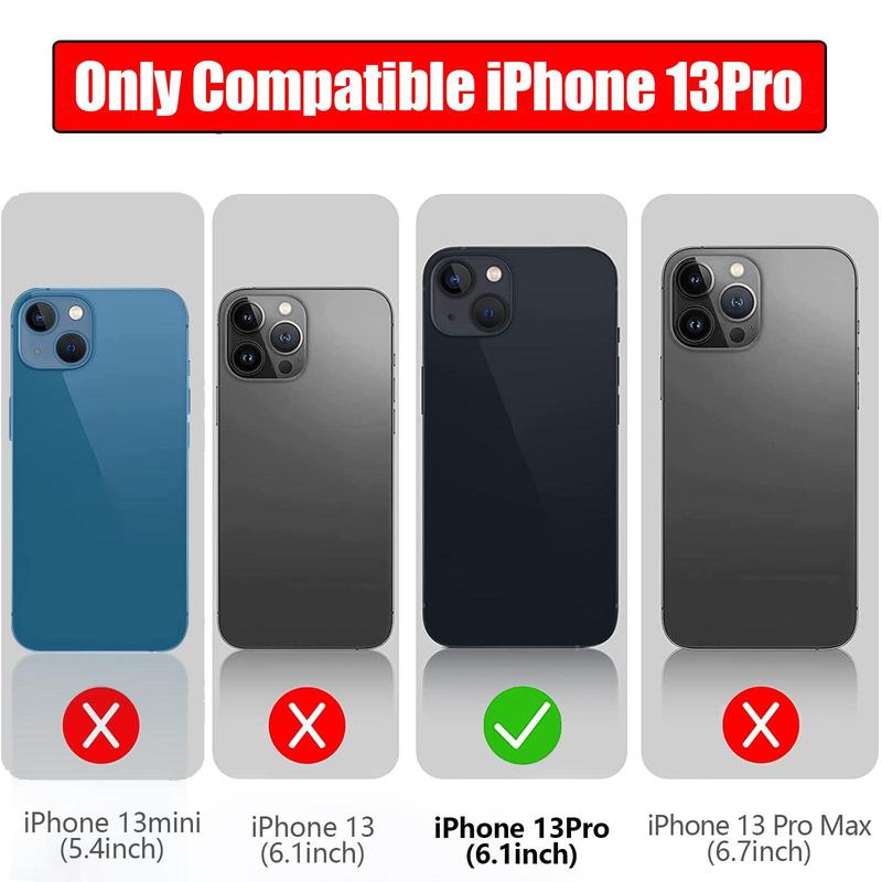 6800mAh Battery Case for iPhone 13 Pro, Slim Portable Protective Charging Case, Rechargeable Battery Charger Case for iPhone 13 Pro, Phone Accessories, Power Banks